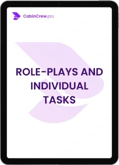 recruitment role plays and individual tasks for cabin crew recruitment for airlines. Emirates Cabin Crew Assessment Centre. Situational scenarios, onboard announcements - public announcements, oral task based on drawn topic, self-presentation. Cabin Crew Recruitment Course. Preparation for Emirates, Etihad, Qatar Airways, British Airways, Virgin Atlantic, Ryanair, Wizzair, EasyJet, Jet2.com, FlyBE recruitment.