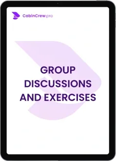 Group discussions, i.e. group conversation scenarios for Emirates Cabin Crew candidates. Pair tasks, group tasks, group building - tasks performed in groups, i.e. candidates building something. Preparation for Cabin Crew recruitment. Tasks for Emirates, Etihad, Qatar Airways, British Airways, Virgin Atlantic airlines.